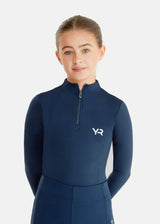 Aztec Diamond Young Rider Long Sleeve Baselayer Navy