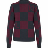 Kingsland Damen Pullover KLMelanie Plum Wine HW25