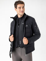 Equiline Herren Softshell Jacke Airbag kompatibel Black HW25