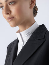 Equiline Damen Turnier Frac Aurora Strass Black