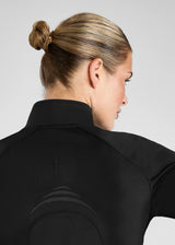 Aztec Diamond Define cropped fitted Jacket Black