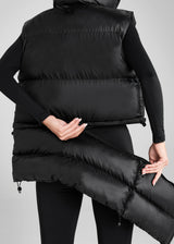 Aztec Diamond ärmellose Weste Multi-Way Black