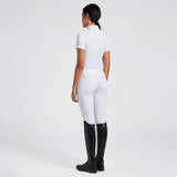 Cavalleria Toscana Damen Turniershirt Pop Art Print Competitions weiß S/S HW24