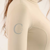 Carubina Equestrian Longsleeve Shirt CADOMI WINTER Creme