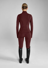 Aztec Diamond fitted Jacket Cherry