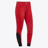 Cavalleria Toscana Holiday 23 Damenreithose Knie Grip Rot