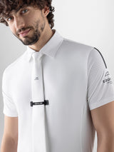 Equiline Herren Turniershirt Cooac Weiß FS25