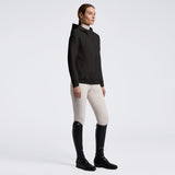 Cavalleria Toscana Damen Technical Zip-Up Hoodie HW26 Black
