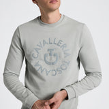 Cavalleria Toscana Herrenpullover Embroidery Logo Crew Neck FS26