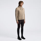 Cavalleria Toscana Herrenpullover Cotton Zip Hoodie HW26 Beige/Camel