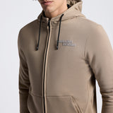 Cavalleria Toscana Herrenpullover Cotton Zip Hoodie HW26 Beige/Camel