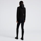 Cavalleria Toscana Damenjacke Hybrid Puffer/ Tech Knit Hooded Jacket Black HW25