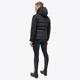 Cavalleria Toscana Hooded Nylon Puffer Herrenjacke Schwarz