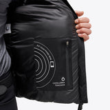 Cavalleria Toscana Hooded Nylon Puffer Herrenjacke Schwarz