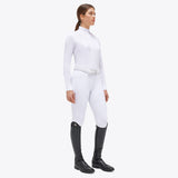 Cavalleria Toscana Holiday 23 Damen Jersey Langarm Turniershirt Weiß