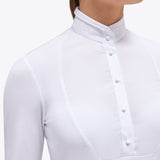 Cavalleria Toscana Holiday 23 Damen Jersey Langarm Turniershirt Weiß