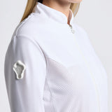 Cavalleria Toscana Damen Sweatshirt Crew Neck White FS25
