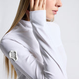 Cavalleria Toscana Damen Sweatshirt Crew Neck White FS25