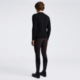 Cavalleria Toscana Herren Pure Wool Crew Neck Sweater HW26 Black