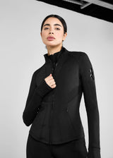 Aztec Diamond fitted Jacket Black