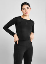 Aztec Diamond core Tech Tee L/S Black