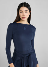 Aztec Diamond core Tech Tee L/S Navy