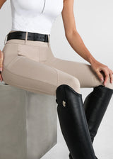 Aztec Diamond Compression Breeches Fullgrip Beige