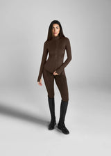 Aztec Diamond fitted Jacket Mocha