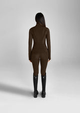 Aztec Diamond fitted Jacket Mocha