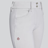 Cavalleria Toscana Damen Reithose American Fullgrip LightGrey FS25