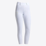 Cavalleria Toscana Damen Reitleggins Full Grip White FS25