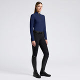 Cavalleria Toscana Damen Jersey Inserts L/S Training Blue FS25