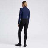 Cavalleria Toscana Damen Jersey Inserts L/S Training Blue FS25