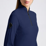Cavalleria Toscana Damen Jersey Inserts L/S Training Blue FS25