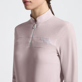Cavalleria Toscana Damen Shirt L/S Perforated Inserts L/S FS26 soft pink