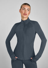 Aztec Diamond fitted Jacket Petrol