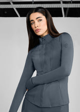 Aztec Diamond fitted Jacket Petrol