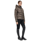 Cavalleria Toscana Hooded Nylon Puffer Jacke dark chocolate