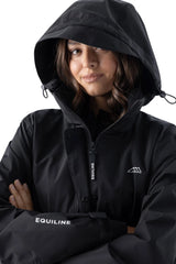 Equiline Damen Regenmantel EQEXTRE AW26 Black