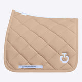 Cavalleria Toscana Dressurschabracke Diamond Quilted Jersey FS26 Carmel