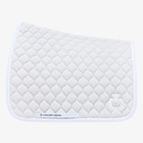 Cavalleria Toscana Dressurschabracke Circular Quilted Perlmutt grau