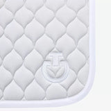 Cavalleria Toscana Dressurschabracke Circular Quilted Perlmutt grau
