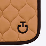 Cavalleria Toscana Dressurschabracke New Circular Quilted Jersey zimt/orange