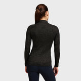 Samshield Damen Rollkragenpullover Lidia Black Gold Lurex HW24