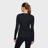 Samshield Damen Pullover Lisa Twisted Black FS25