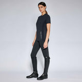 Cavalleria Toscana Damen T-Shirt Jersey Mesh Navy