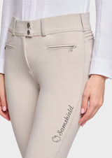 Samshield Damenreithose Clara Crystal Fabric FullGrip FW26 Sand