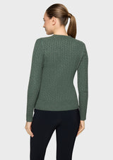 Samshield Damen Pullover Lisandra Twisted L/S FW26 Dark Forest