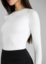 Aztec Diamond Premium Longsleeve Sculpt Top White