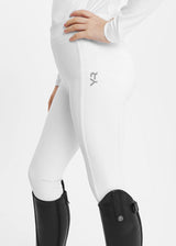 Aztec Diamond Young Rider Full Seat leggins White